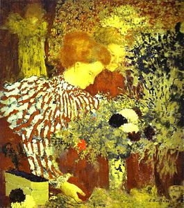 Le Corsage rayé by Edouard Vuillard (1895), National Gallery of Art