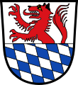 Roter Panther als Wappenelement der Stadt Eggenfelden