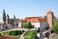 Wawel Cathedral (left) and castle (9159258154).jpg