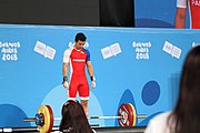 Deutsch: Gewichtheben bei den Olympischen Jugendspielen 2018; Tag 2, 10. Oktober 2018; Jungen 62 kg English: Weightlifting at the 2018 Summer Youth Olympics at 8 October 2018 – Boys' 62 kg