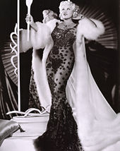 Mae West is sometimes erroneously called the reason for the Production Code. Even under the Code she managed to wear an almost transparent dress in Go West, Young Man (1936). West, Mae (Go West Young Man).jpg