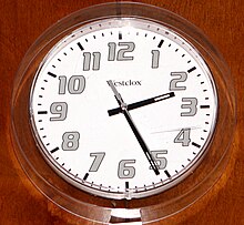 Modern Westclox wall clock Westclox wall clock.jpg