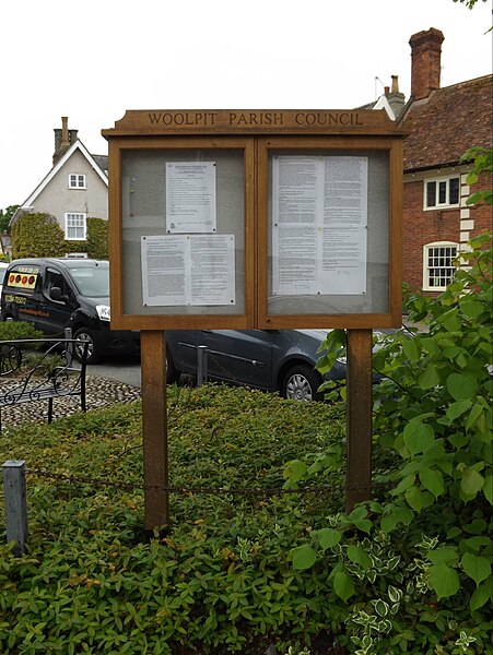 File:Woolpit Village Notice Board - geograph.org.uk - 4987435.jpg