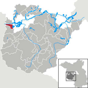 Poziția Wusterwitz pe harta districtului Potsdam-Mittelmark