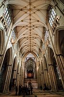Gótico perpendicular;  Coro del Ministro de York (1361-1405)