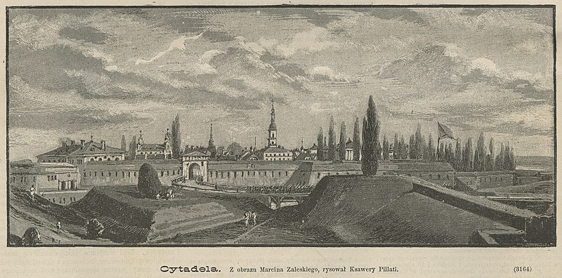 File:Z widoków Warszawy - Cytadela, z obrazu Marcina Zaleskiego, rysował Ksawery Pillati (59704).jpg