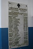 Спомен плоча жртава рата 1941-1945.