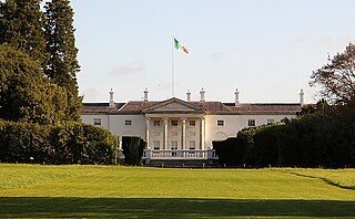 <i>Áras an Uachtaráin</i> Official residence of the President of Ireland