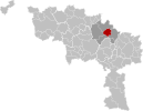 Écaussinnes Hainaut Belgium Map.svg