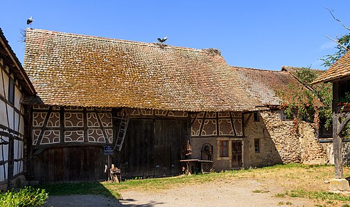 Half-timbered house from Bisel Écomusée d’Alsace Ungersheim France