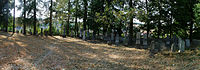 Čeština: Náhrobky na židovském hřbitově v obci Puklice, okres Jihlava. English: Gravestones in the Jewish cemetery in Puklice, Jihlava District, Vysočina Region, Czech Republic.