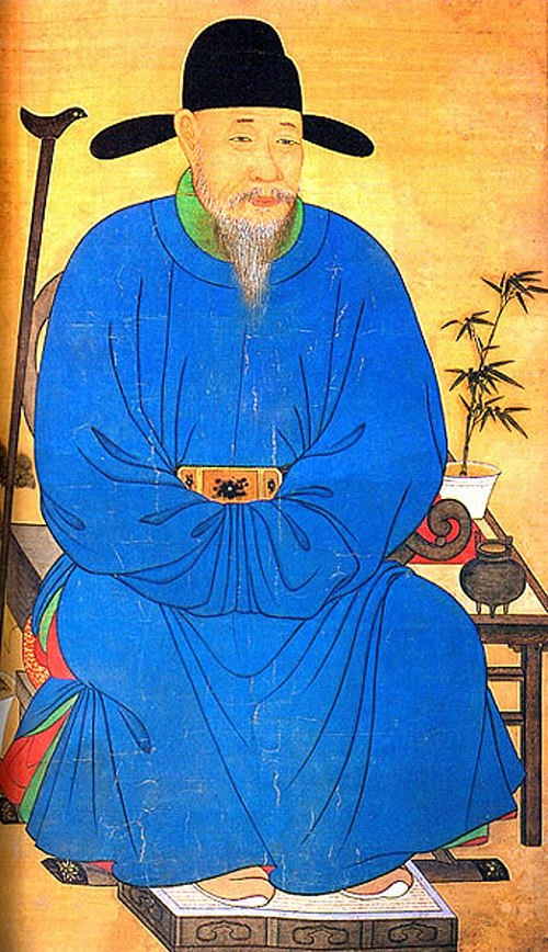 Portrait of Ha Yeon, who served as Chief State Councillor during King Sejong's reign