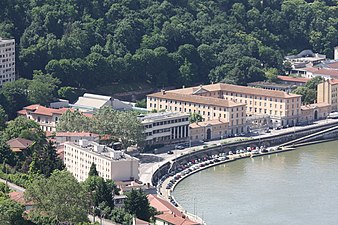 Vue depuis les toits de Notre-Dame de Fourvière.