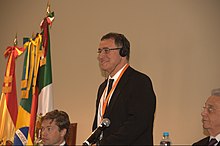 Roubini at the Global Governance event of the Monterrey Institute of Technology and Higher Education, Mexico City, 2012 05082012Global governance063.jpg