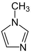 Strukturformel von 1-Methylimidazol