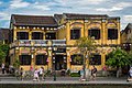 Old houses with restaurants