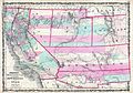 1862 Johnson Map of California, Nevada, Utah, Colorado, New Mexico and Arizona - Geographicus - CANMUT-johnson-1862.jpg