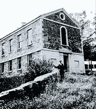 Pierce Hall, Brookline, Massachusetts, 1825. Foto de Biblioteca Pública de Boston.