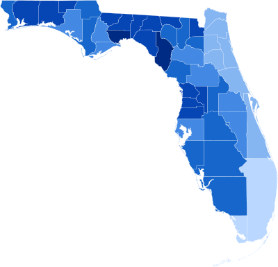 1896 US Presidential Election in Florida by county.svg