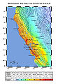 Intensity map for the Earthquake