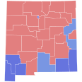 1956 New Mexico gubernatorial election results map by county.svg