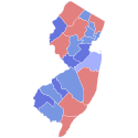 1957 New Jersey gubernatorial election results map by county.svg