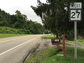 West Virginia Route 27 highway in West Virginia