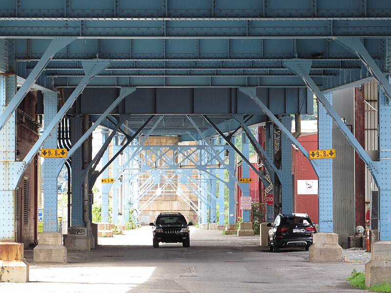 Under the 31st Street Bridge