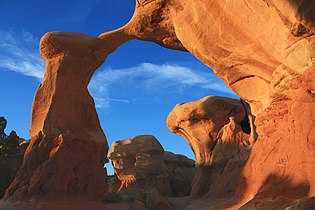 Rock formations - Metate Arch, Devil's Garden, Grand Staircase-Escalante National Monument, Utah