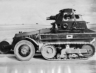 <span class="mw-page-title-main">AMC Schneider P 16</span> French half-track armored car