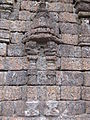 A 3-D image of a temple created using just bricks on the wall of the Mahadeva Temple.(Close Up).jpg