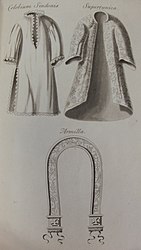 Colobium sindonis, supertunica en stole royal (armilla)