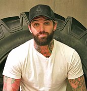 English martial artist, television personality Aaron Chalmers