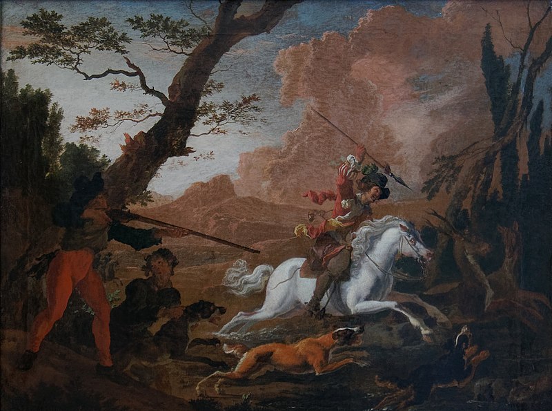 File:Abraham Hondius — La chasse au cerf.jpg