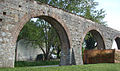 Het aquaduct bij de kruising met de Via Puccini