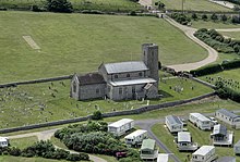 The cliff-top church at Beeston Regis