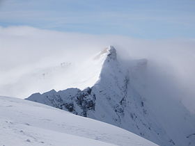 Aiguille Croche set fra Véleray