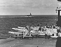 SBD-2/-3 on the bow of the USS Enterprise during the Doolittle Raid, April 1942