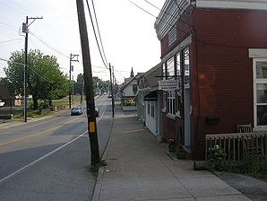 Main street in Alexandria