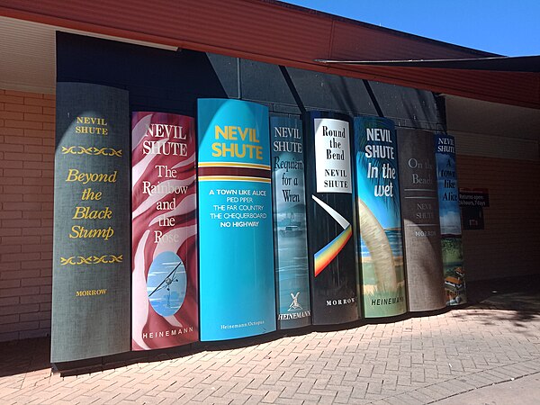 "BIG Books" at the Nevil Shute Memorial Library, Alice Springs (2018).