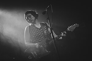 Allison Crutchfield onstage, 2017