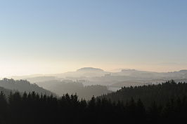 Altenberg in de ochtendnevel