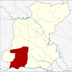 Distretto di Kaset Wisai – Mappa