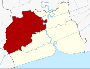 Amplasarea districtului în provincia Samut Sakhon