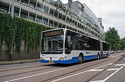 Bus 342 nabij het Centraal Station.