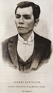 Andrés Bonifacio Filipino nationalist and revolutionary hero