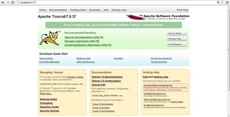 File:Apache Tomcat Frontpage.jpeg