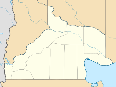 Mapa de localización de Provincia de Río Negro