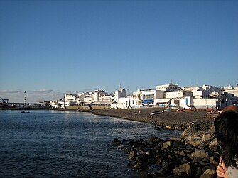 Atardecer en el Puerto de Las Nieves.JPG