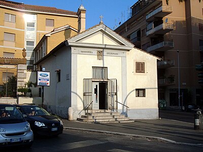 Kyrkan Santa Maria del Riposo.